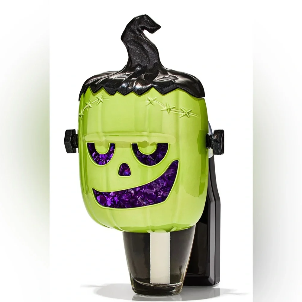 NWT B&BW Wallflower FrankenPumpkin Nightlight + 1 NWT/SEALED REFILL - Picture 4 of 8